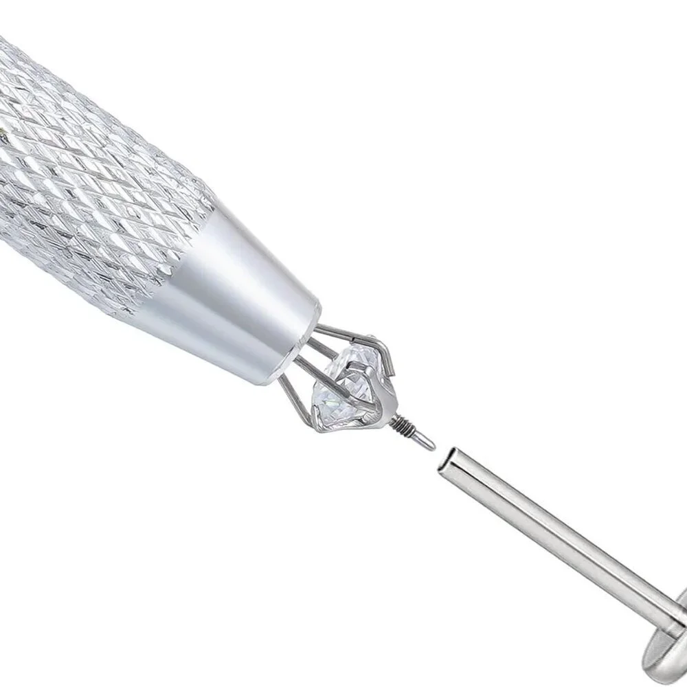 Piercing Taper Ball Grabber Tool Set for Jewelry Change 14G-20G Stainless Steel - Picture 6 of 6